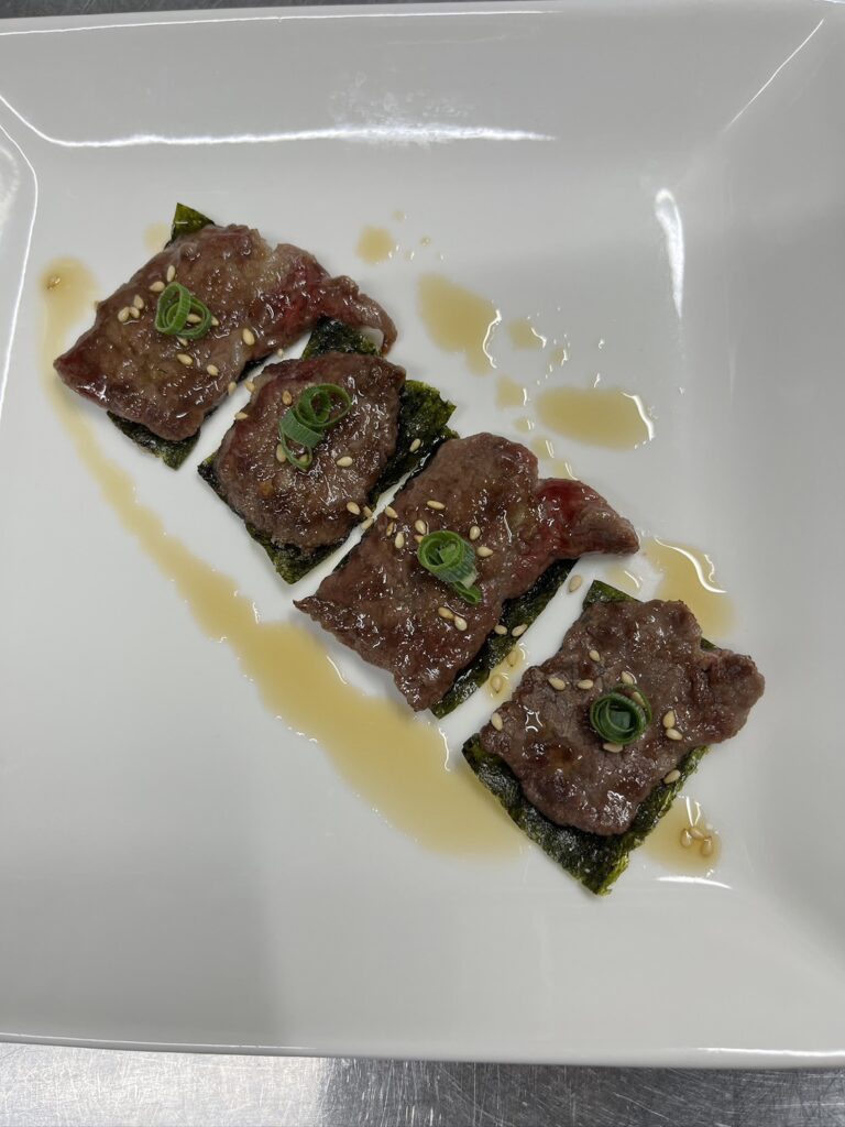 馬BOUZU【馬肉の海苔天風・揚げ焼き】